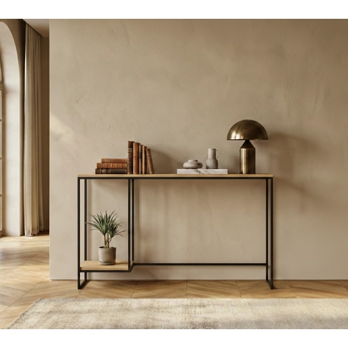 KONSOLA Z DREWNA LITEGO DĄB OLCHA JESION SKD-372